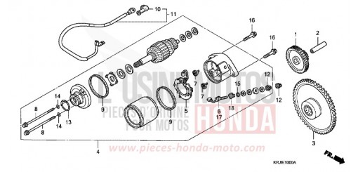 MOTEUR DE DEMARRAGE (FES1253-5) (FES1503-5) FES1254 de 2004